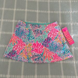 NWT Lilly Pulitzer mini aila skort splashdance size M (6-7)
